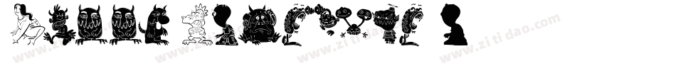 Happy Monsters字体转换